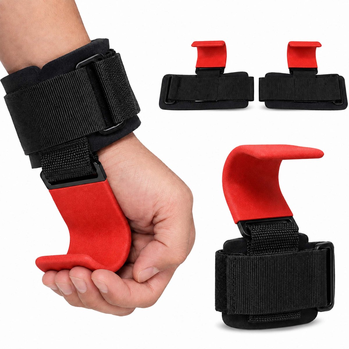 Lifting straps - set van 2 - rood
