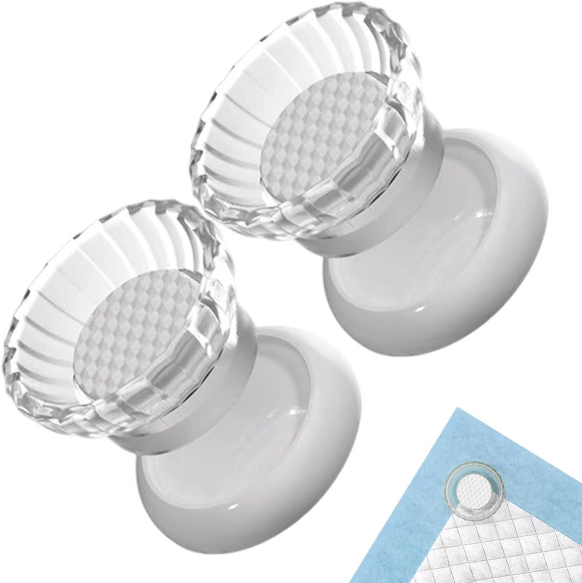 Hondenplas Plas Pad Houder - Honden Toilet Houder - Zindelijkheidstraining Hond - Antislip Magnetisch Frame - 2 stuks - Wit