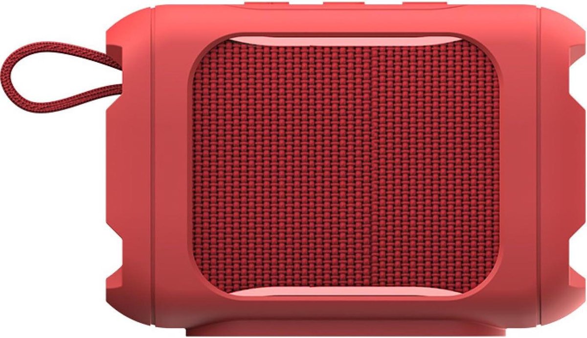 Siliconen hoes - Beschermhoes Luidspreker - Draagbare Muziek - Nauwkeurige Uitsparingen - N.v.t. - Rood