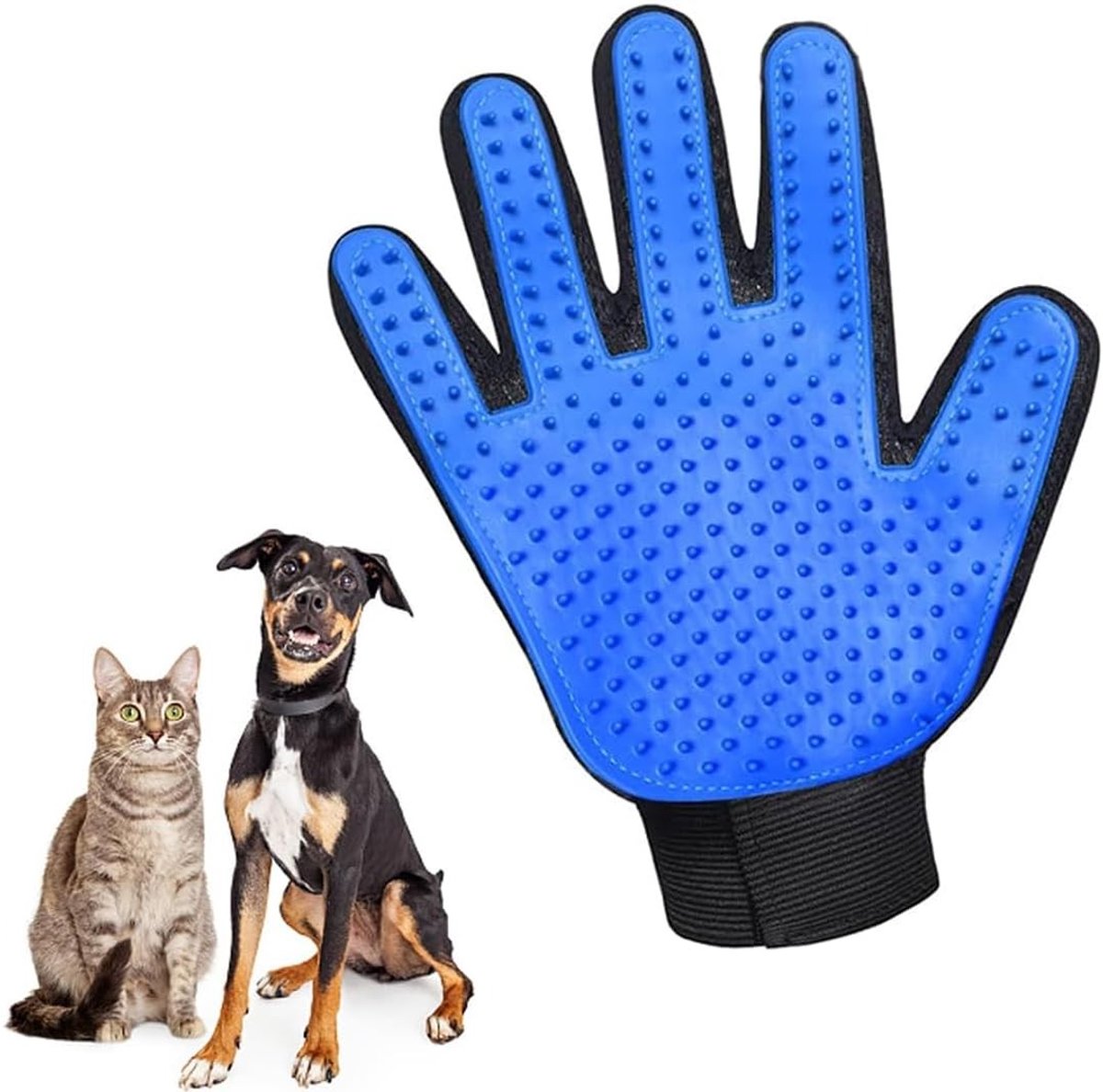 Haarverwijderende Handschoen voor Huisdieren - Massagehandschoen voor Honden en Katten, Effectieve Reiniging en Verzorging
