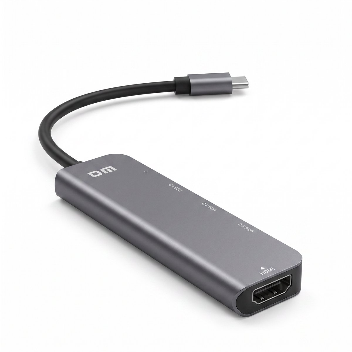 DM USB C Hub 5 in 1 - USB Hub met HDMI - 3x USB 3.0 - 100W PD