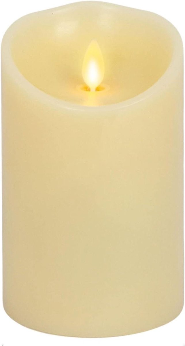 LED Kaars - Vlamloze Kaars Sfeerverlichting - Huis Decoratie - Realistische Vlam Effect - 23 cm Hoog - Ivoor