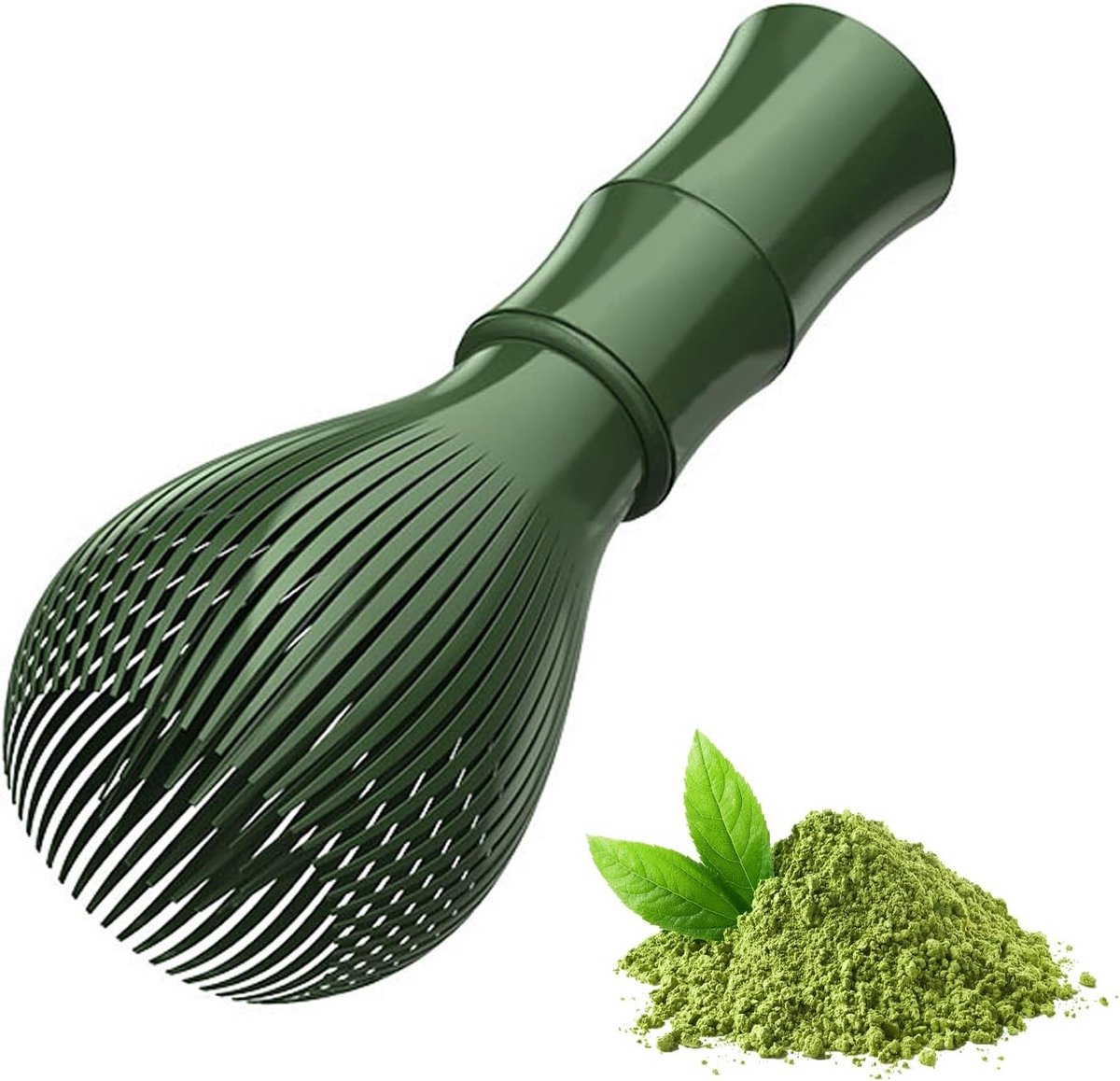 Matcha set - Groen - PP Kunststof Matcha Klopper - Traditioneel Handgemaakt Theemenggereedschap