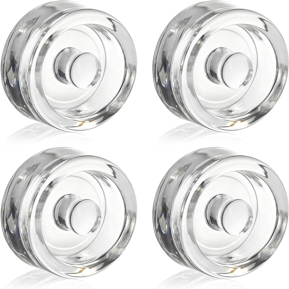 Fermentatiegewichten 4 stuks - Ø 7 cm - glazen gewichten - ideaal voor fermenteren - SnelShoppen