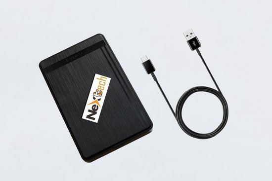 Externe Harde Schijf - USB Drive HDD - Bestanden Opslaan - Plug and Play - 2.5 inch - Zwart — afbeelding 2