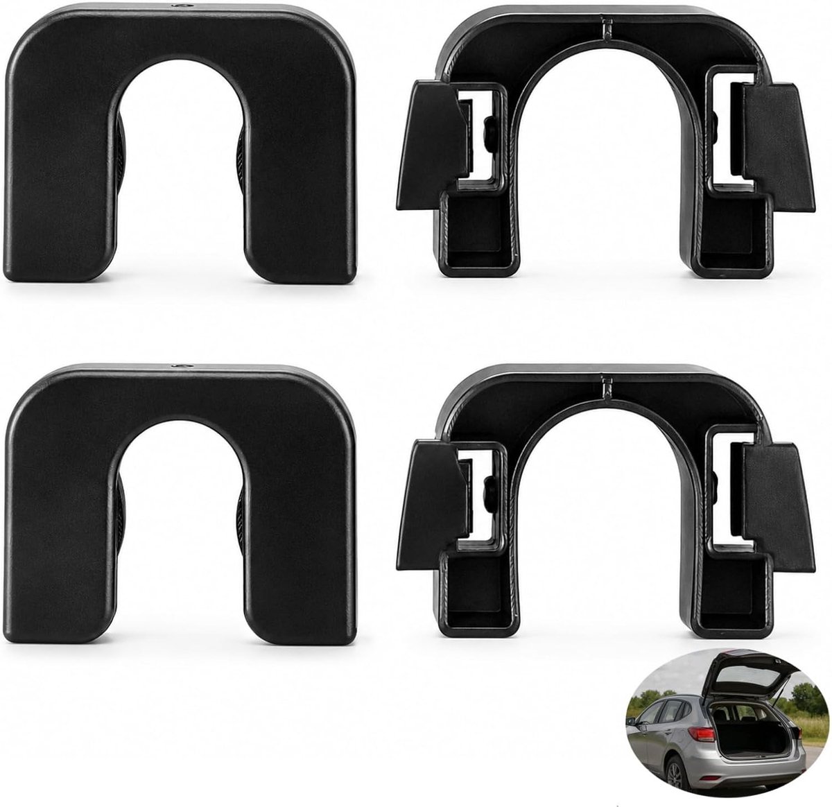 Montageclips set van 4 - Geschikt voor Ford Fiesta MK7 - Robuust plastic - Eenvoudige installatie - SnelShoppen