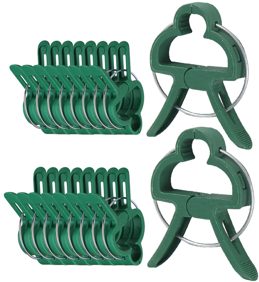 Plantclip set - 48 zachte duurzame clips ondersteunen klimplanten bloemen groenten eenvoudige bevestiging voor tuin en kasgewassen