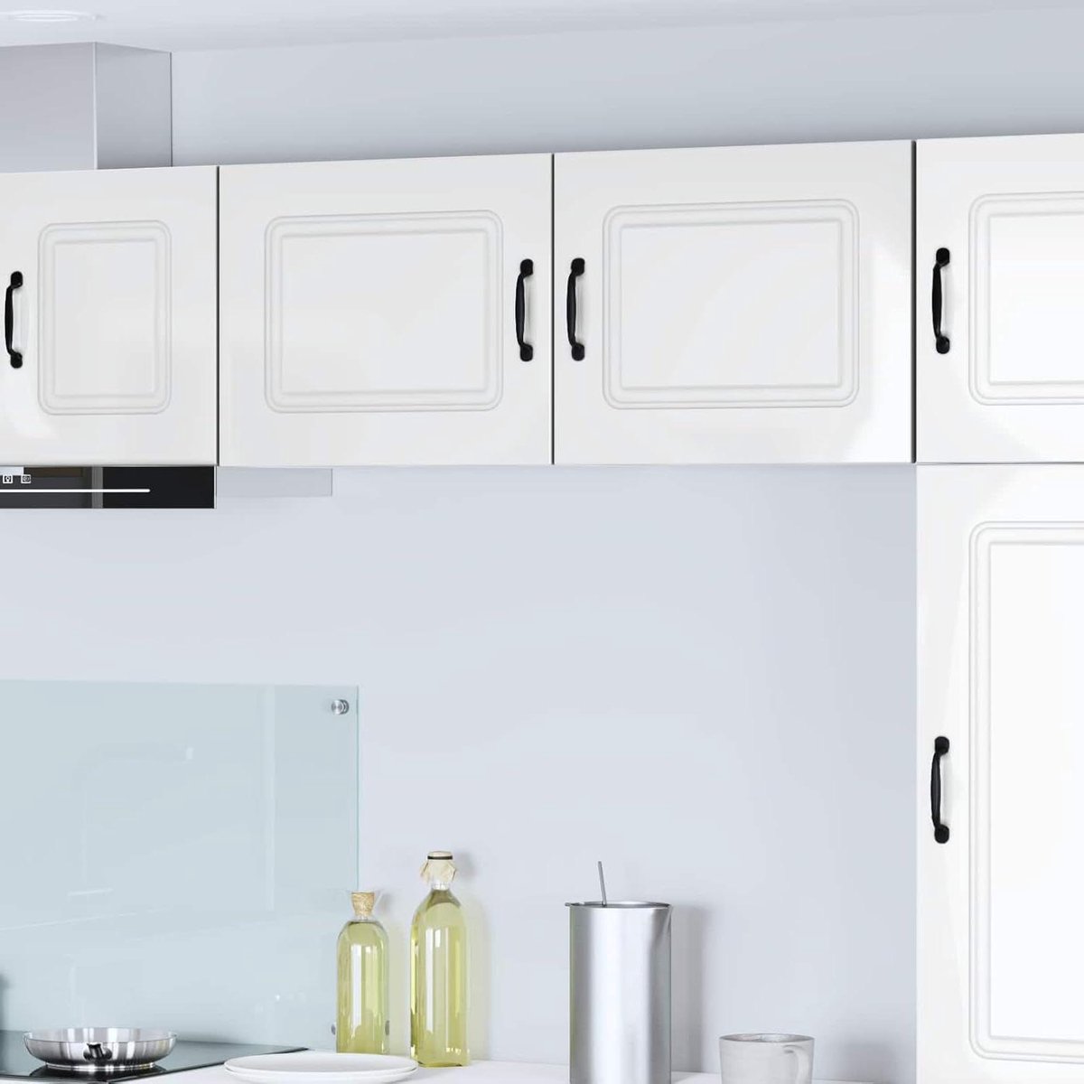 Keukenkast - Opbergkast Keuken - Keuken Organiseren - Hoogglans Wit Design - 50 x 31 x 40 cm - Wit