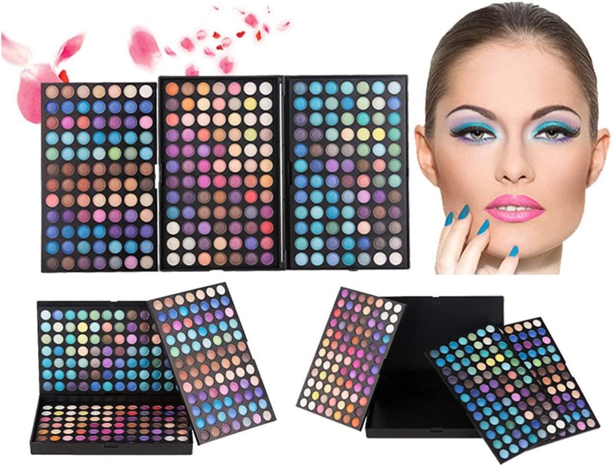 Make-up set - volledige beautyset - adventskalender 2025 - veelzijdige kleuren - voor schitterende looks - ShopVlot