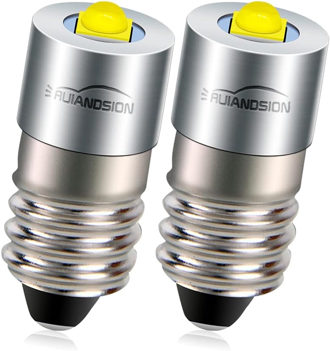 E10 LED Lamp 372 Lumen - Upgrade voor Fietslampen - 6-24V Non-Polarity - Ideaal voor Industrieel Gebruik - ShopVlot