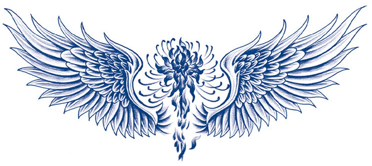 Tijdelijke tattoo Rise With Fire 2 weken