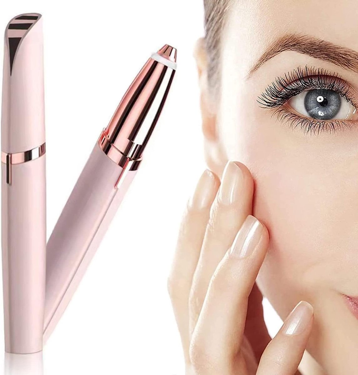 Eyebrow Trimmer - Oplaadbaar - LED Licht - Pijnloze haartverwijdering - ShopVlot