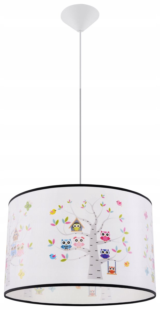 Sollux Sowy Hanglamp 40cm PVC Kinderkamer LED E27 Wit