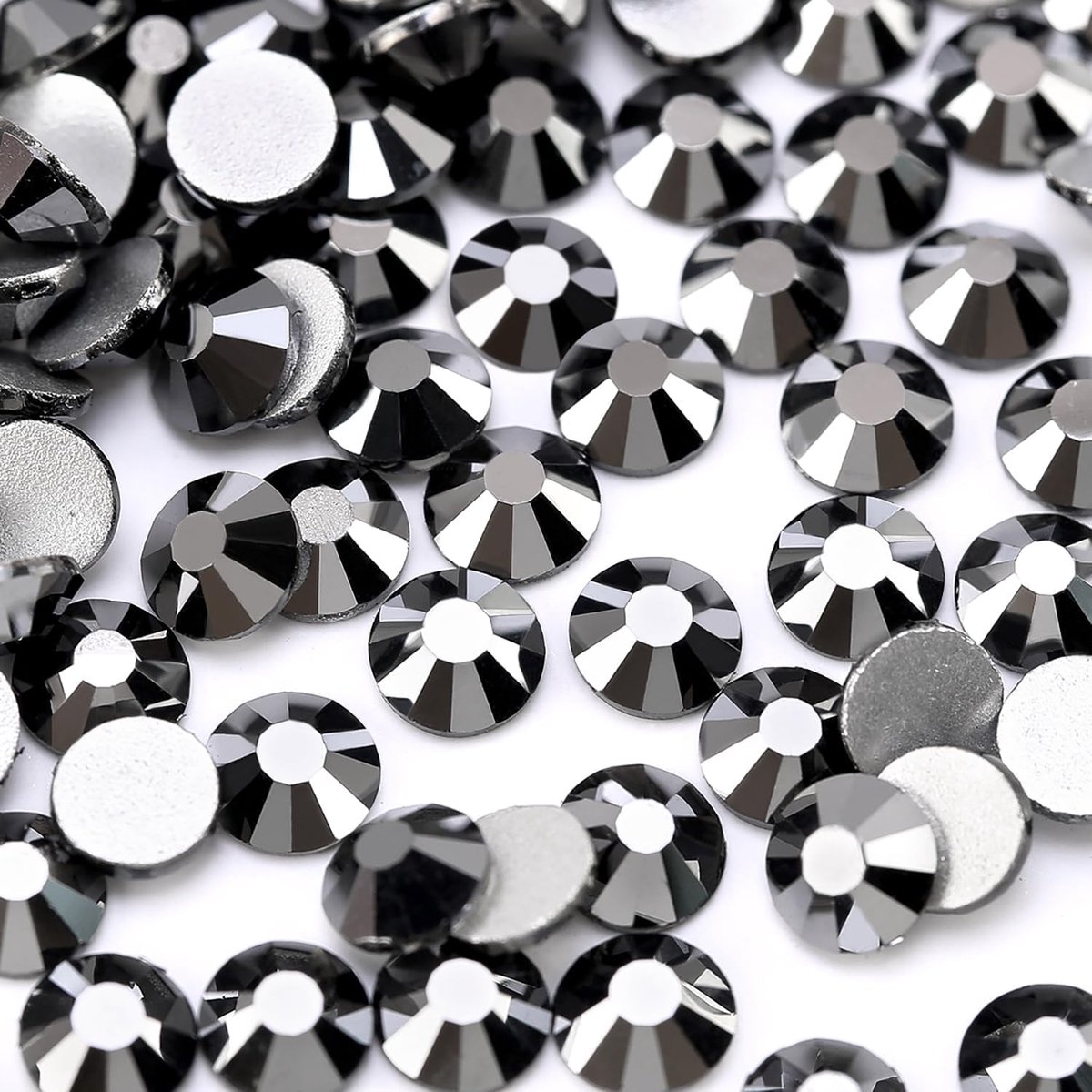 achterkant glas strass edelstenen ronde diamanten strass voor nageldecoratie