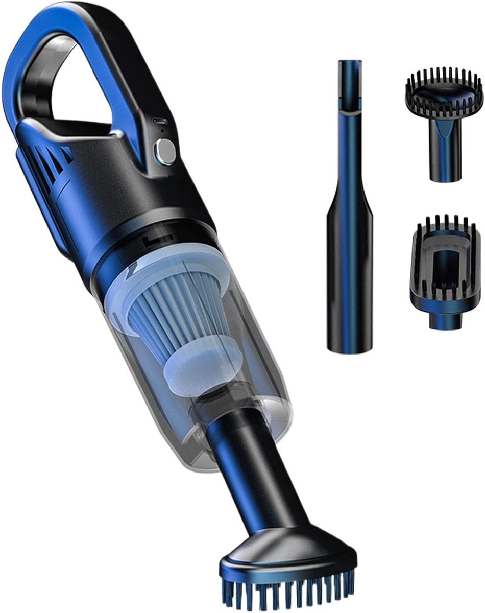 Draagbare Auto Stofzuiger - Snoerloze Stofzuiger Handheld - Auto Interieur Reinigen - Snelle Oplaadtijd - 35x15x15 cm - Zwart