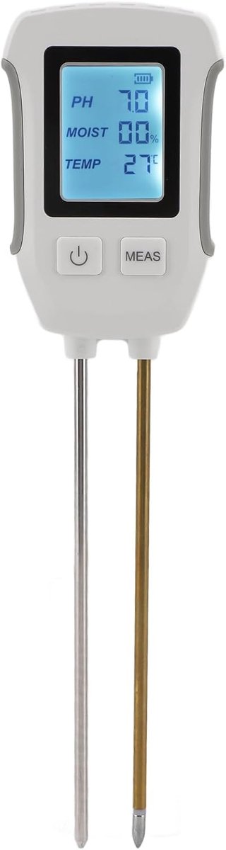Bodemvochtigheidstester soil ph tester Bodemtester Sensor Met Dubbele Sonde Digitale Weergave Zeer Nauwkeurige Bodem Ph Meter Voor Binnen Buiten Planten Tuin Mierniki gleby