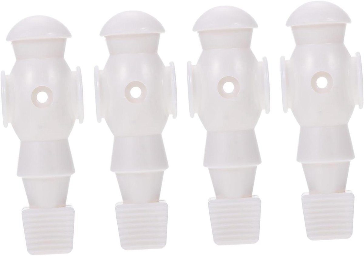 Tafelvoetbalspelers - Vervangingsfiguren Voetbal - Spel Reparatie - Hars Materiaal - 10.5 cm - Wit