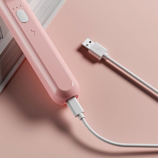 Draadloze Handmixer - Melkopschuimer Klopper - Keuken Koken - 3 Snelheden Instelbaar - 183 Gram - Roze — afbeelding 3