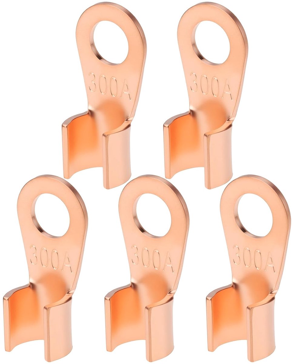 5 stks OT-300A Open-End Koperen Crimp Terminal Lugs 25-70 mm² voor Machines Power Railway En Scheepsbouw