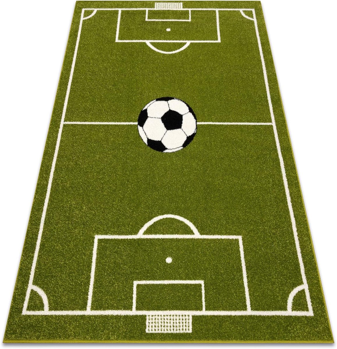 Tapijt MUNDIAL - Voetbalveld, voetbal - groen 120x170 cm
