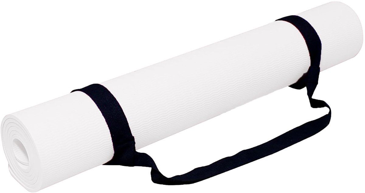Verstelbare yogamat draagriem - comfortabele stretchband - ideaal voor yoga en buitensporten - SnelShoppen
