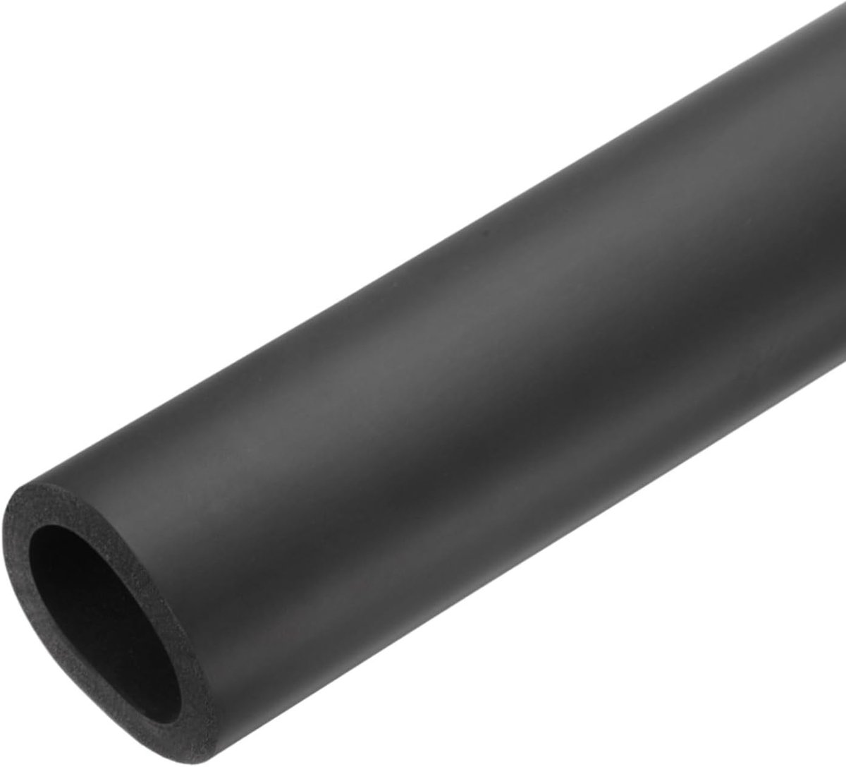 Buisisolatie schuim, diameter 40 mm isolatiedikte 7 mm verwarmingsbuisbekleding voor fitnessapparatuur, buizen, handgrepen (Zwart)