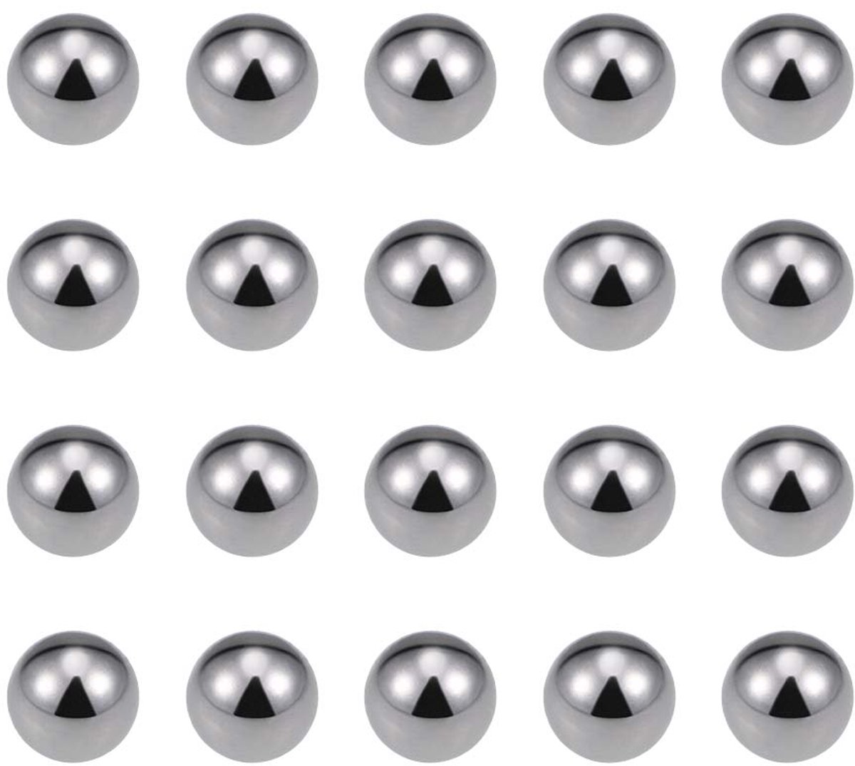 Sourcing map 50 stuks. Kogelkogels koolstofstaal precisie kogels 8 mm, VLOOKUP(A65,'[1]Amazon UK Attributes'!$A:$E,5,0) | Precisiekogels