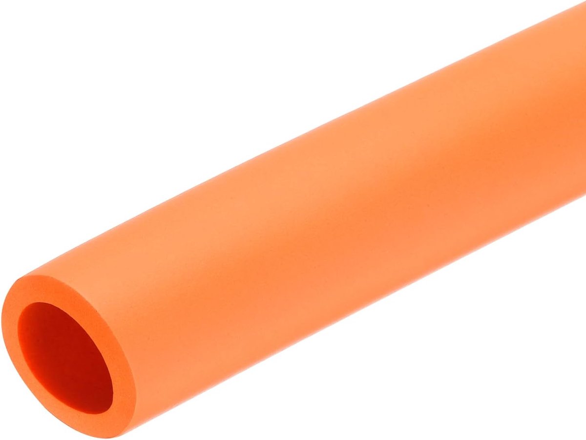 Buisisolatie, buisisolatie, 25 mm, ID 35 mm, OD 50 cm, warmteopslag voor handgreephouder, oranje