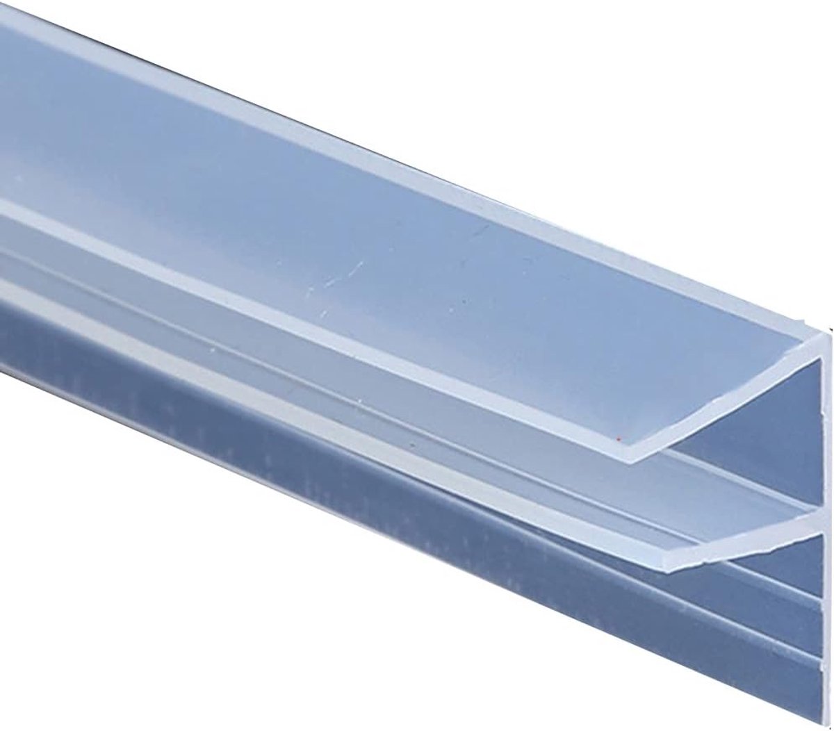200 cm doucheafdichting voor douchedeuren, douchedeurafdichting, doucheafdichting, waterafstotend, doucheglasdeur, douchecabineafdichting voor een glasdikte van 6-12 mm (F