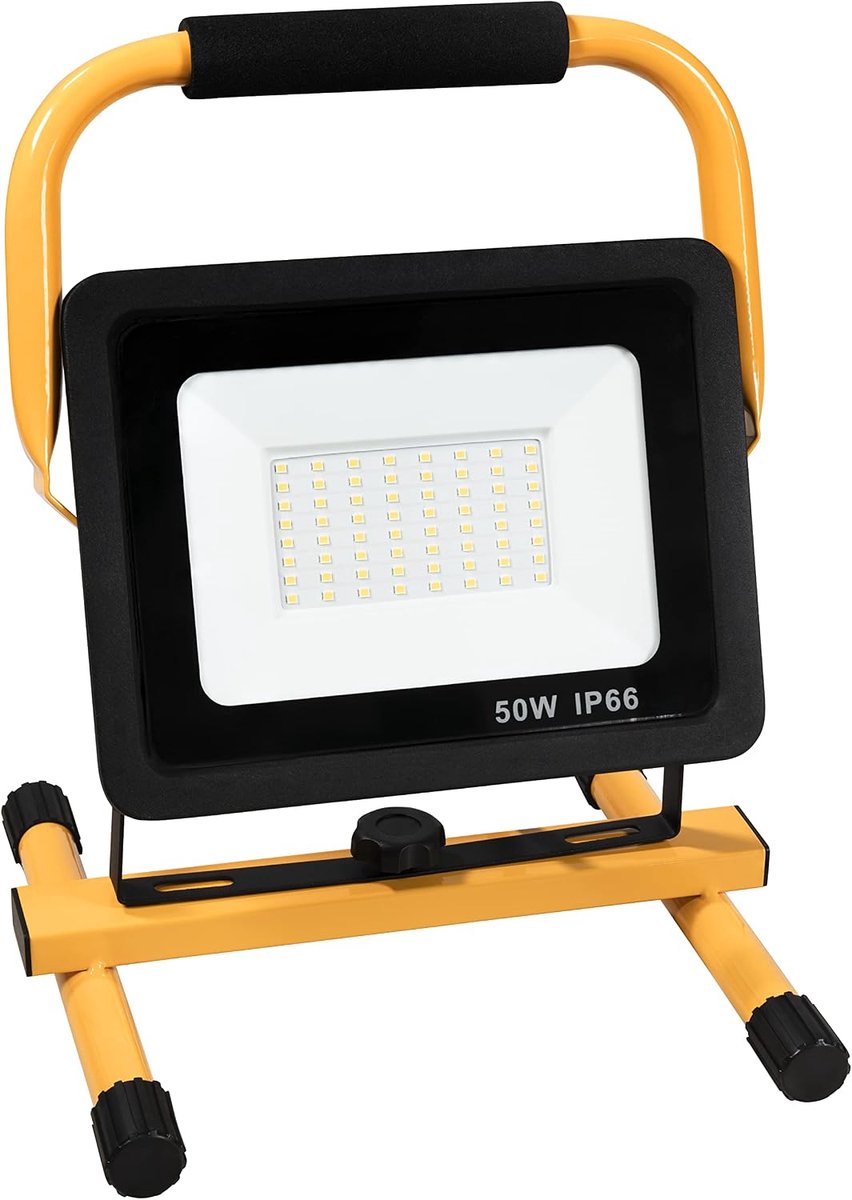 LED bouwlamp 50W - 4000K - neutraal wit - ideaal voor buitengebruik - SnelShoppen