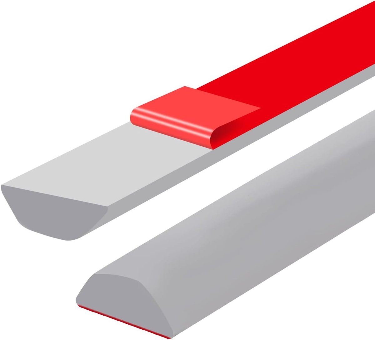 150 cm natte ruimte vloerbarrière, siliconen douchedeurafdichting, douchescherm afdichtingsstrip, douche spatbescherming voor keukens en badkamers (grijs)