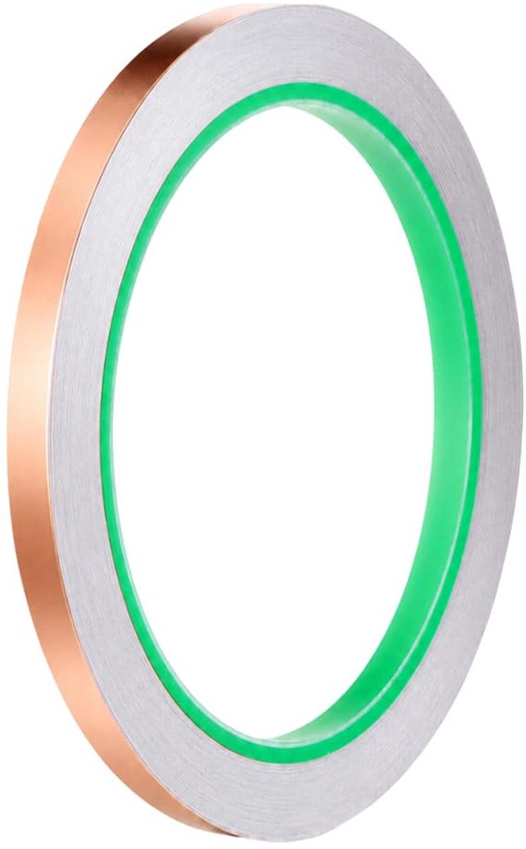 Band tegen slakken, zelfklevend, voor EMI-afscherming, slakkenbescherming, elektrische reparatie, solderen, knutselen, verhoogd bloembed, tuinen, balkons, voor plantenbescherming, 20 m