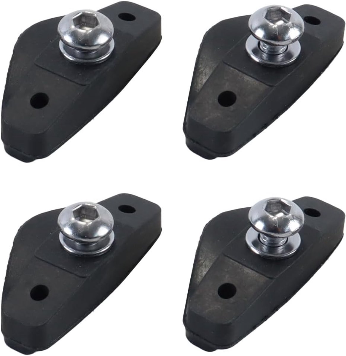2 paar V-brake remblokken voor racefietsen en mountainbikes, 50 mm remklauwen