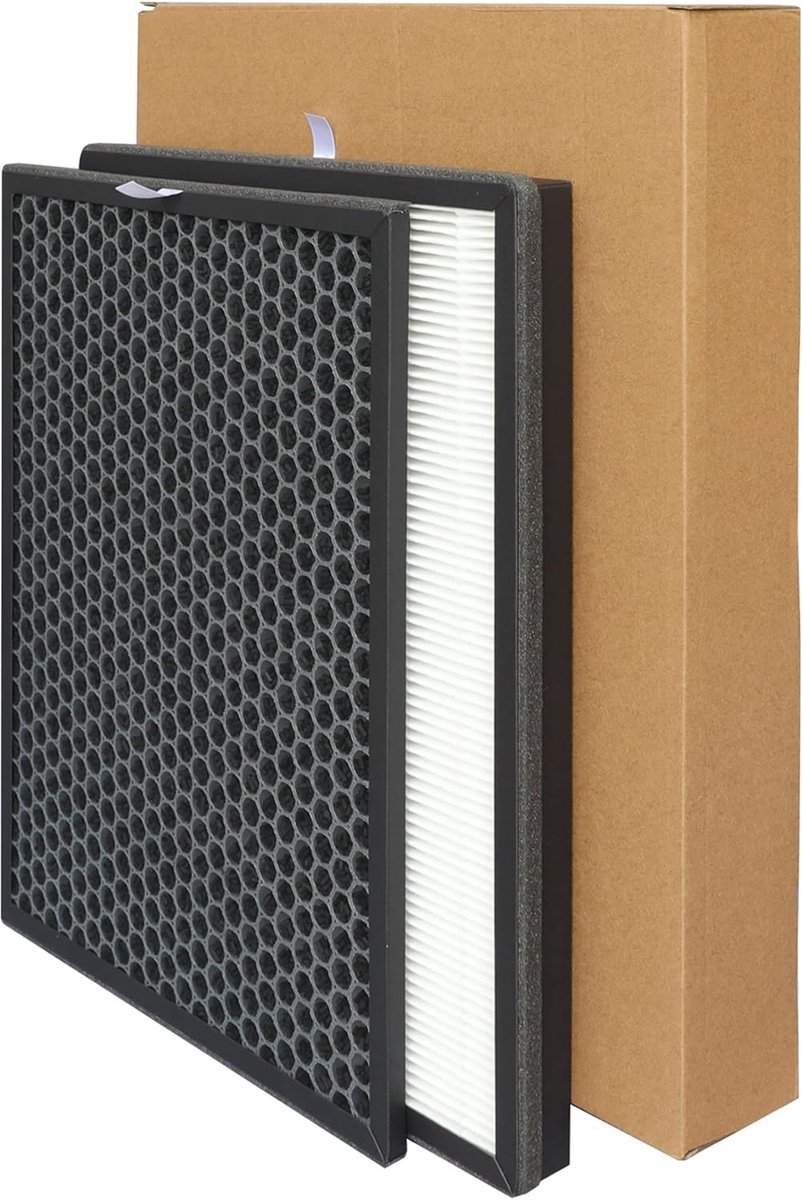 En actieve koolfilter Compatibel met Philips AC3256/10 AC3259/10 AC4550/10 voor Philips FY3432/10 en FY3433/10 luchtreiniger vervangingsfilters
