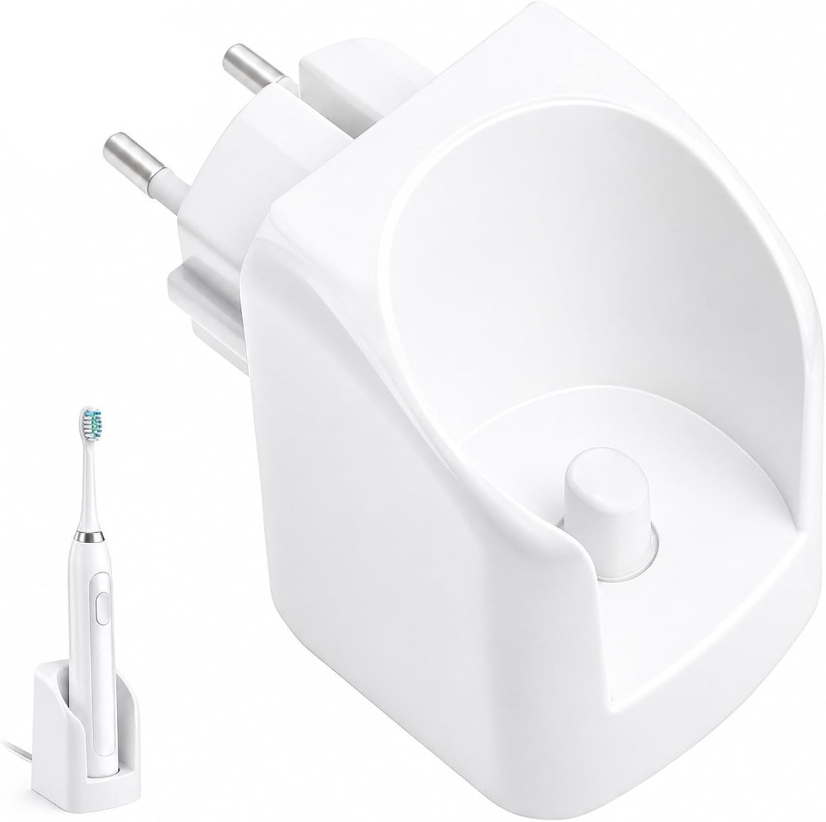 Oplader voor O-ral-B laadstation compatibel met iO6, iO5, iO4, iO3, iO2 PRO | Wandlader voor elektrische tandenborstels, compatibel met O-ral 3500, 3000, 2500, 1000 Vitality Genius X