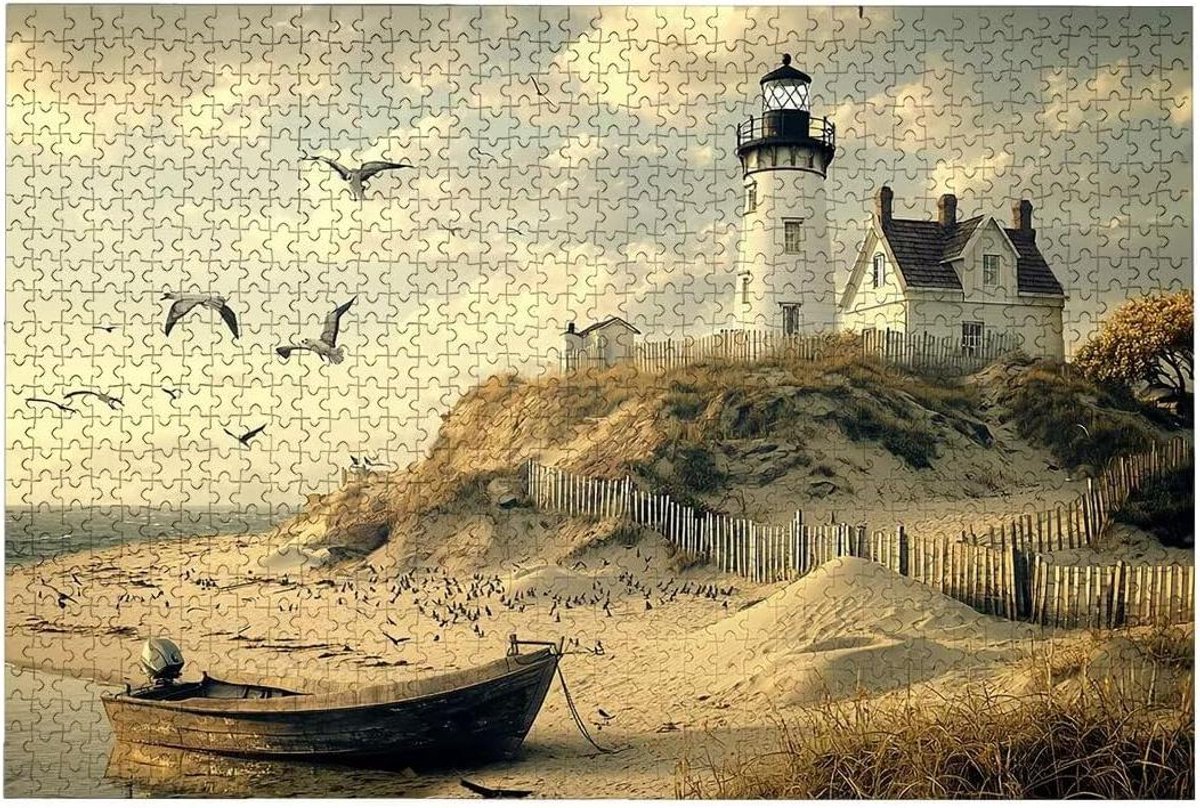 Houten Puzzel - Legpuzzel Volwassenen - Ontspannen Tijdverdrijf - Letters op Achterkant - 122 x 81 cm - Meerkleurig