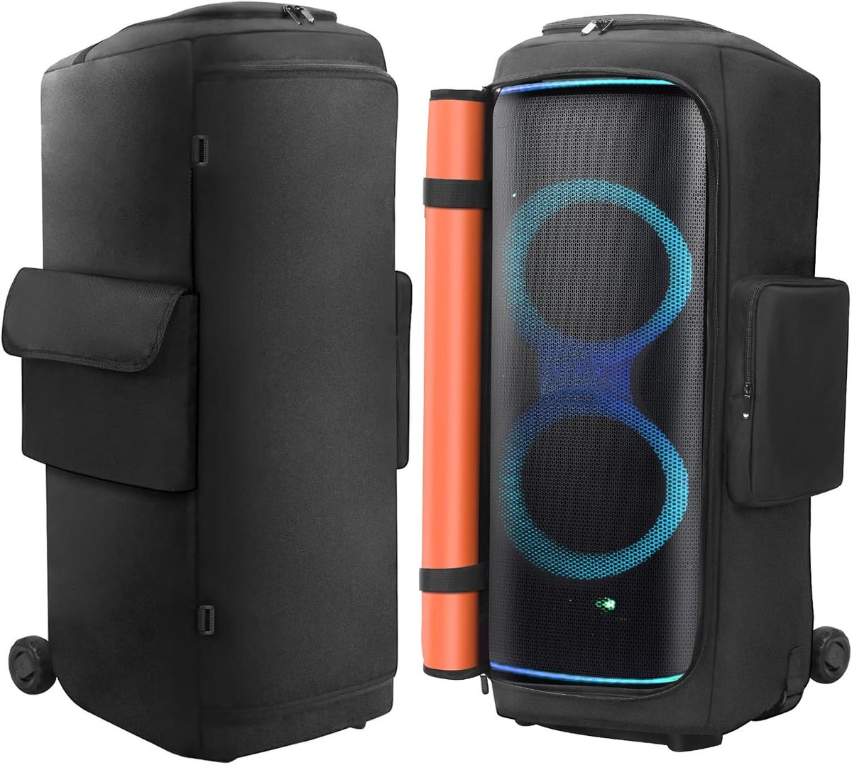 Compatibel met JBL PartyBox 720 draagbare luidspreker, outdoor party reizen stofhoes beschermhoes opbergtas met zakken voor JBL PartyBox 720 en accessoires