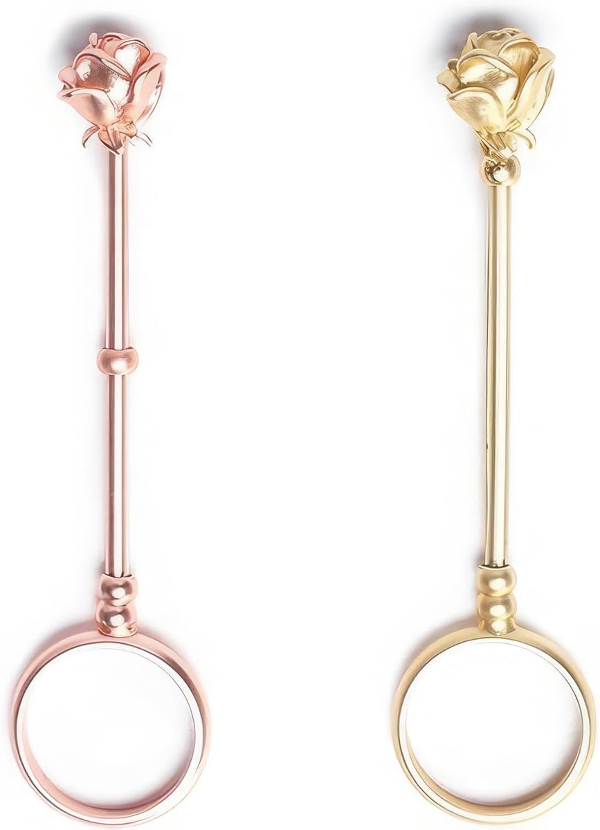 2 stuks sigarettenring, vinger sigarettenring, retro sigaret vingerring, sigarettenhouder ringclip, rookhouder, voor mannen en vrouwen, bescherm je vingers