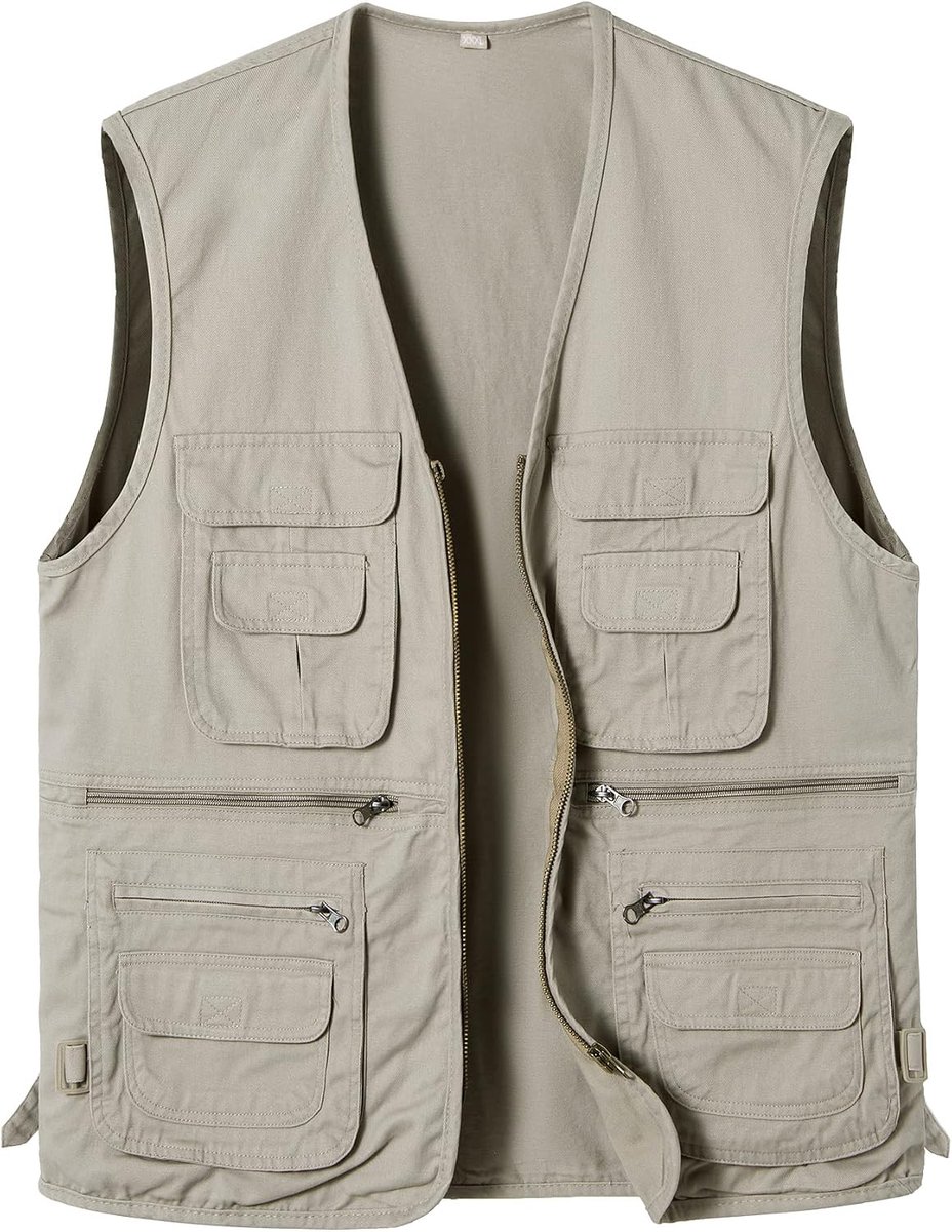 Outdoor Multi Pocket Gilet Vissen Vest Utility Fotografie Vest Reizen Camping Jacht Wandelen Bovenkleding Mouwloze Top