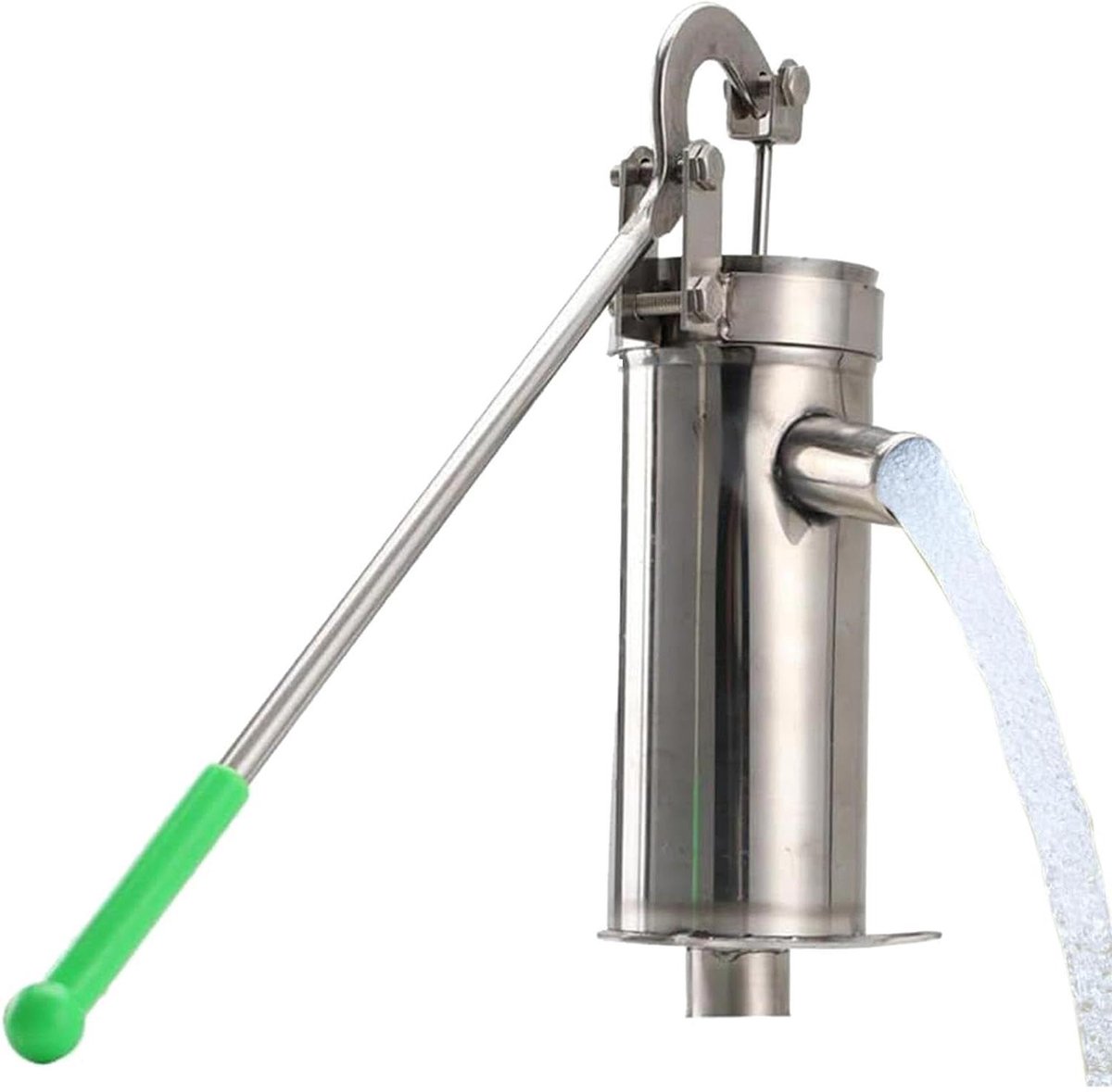 Handpomp Water - Handmatige Pomp Fontein - Tuin Irrigatie - Roestvrij Staal - 10 meter diep - Enkele Attribuut