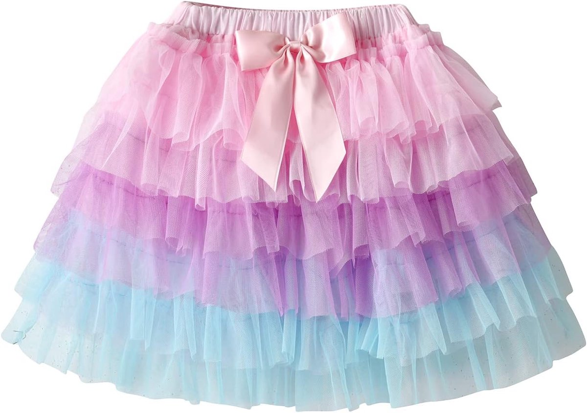 Meisjesrok tutu - sequins - balletrok voor kinderen 2-8 jaar - perfect voor dans - SnelShoppen