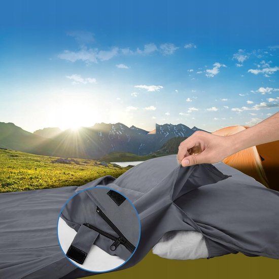 Zijden Slaapzak 220x90cm - Lichtgewicht & Compact voor Reizen — afbeelding 2