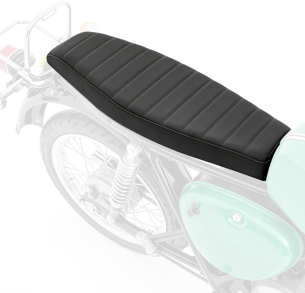 Motorkussen compatibel met Simson S50, S51, S70 - geanodiseerd aluminium - fysiek ademend - ideaal voor lange ritten - ShopVlot