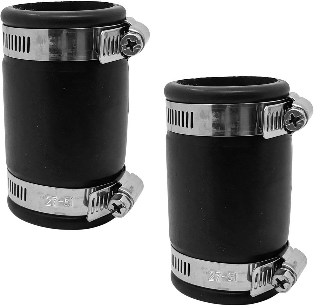 Buisverbindingsstuk rubber Ø 40 mm - flexibele manchet - duurzame afdichting - ideaal voor ventilatie - ShopVlot