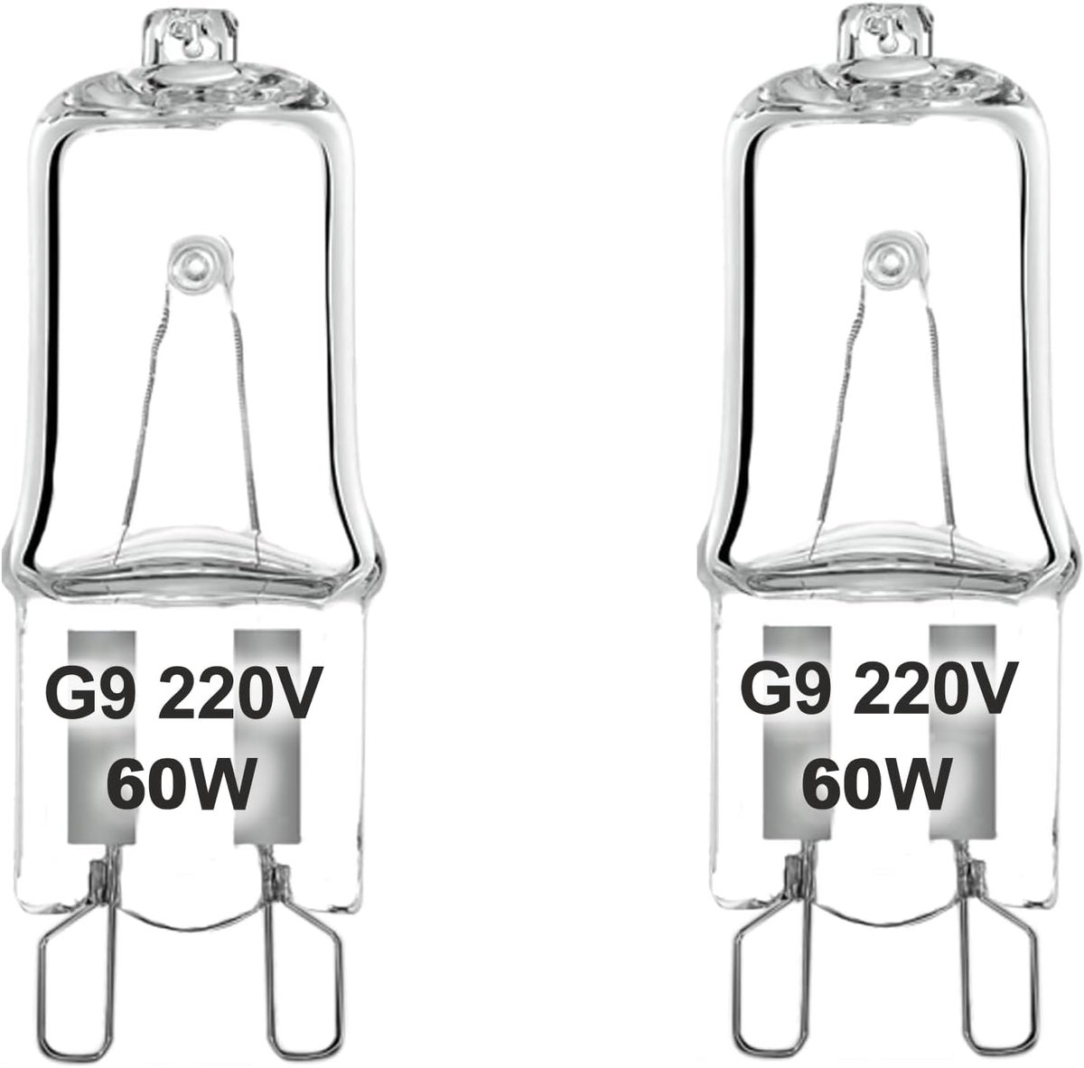 Ovenlamp G9 60 W - warmwit 3000 K - hittebestendig tot 300 °C - perfecte verlichting voor je fornuis - ShopVlot
