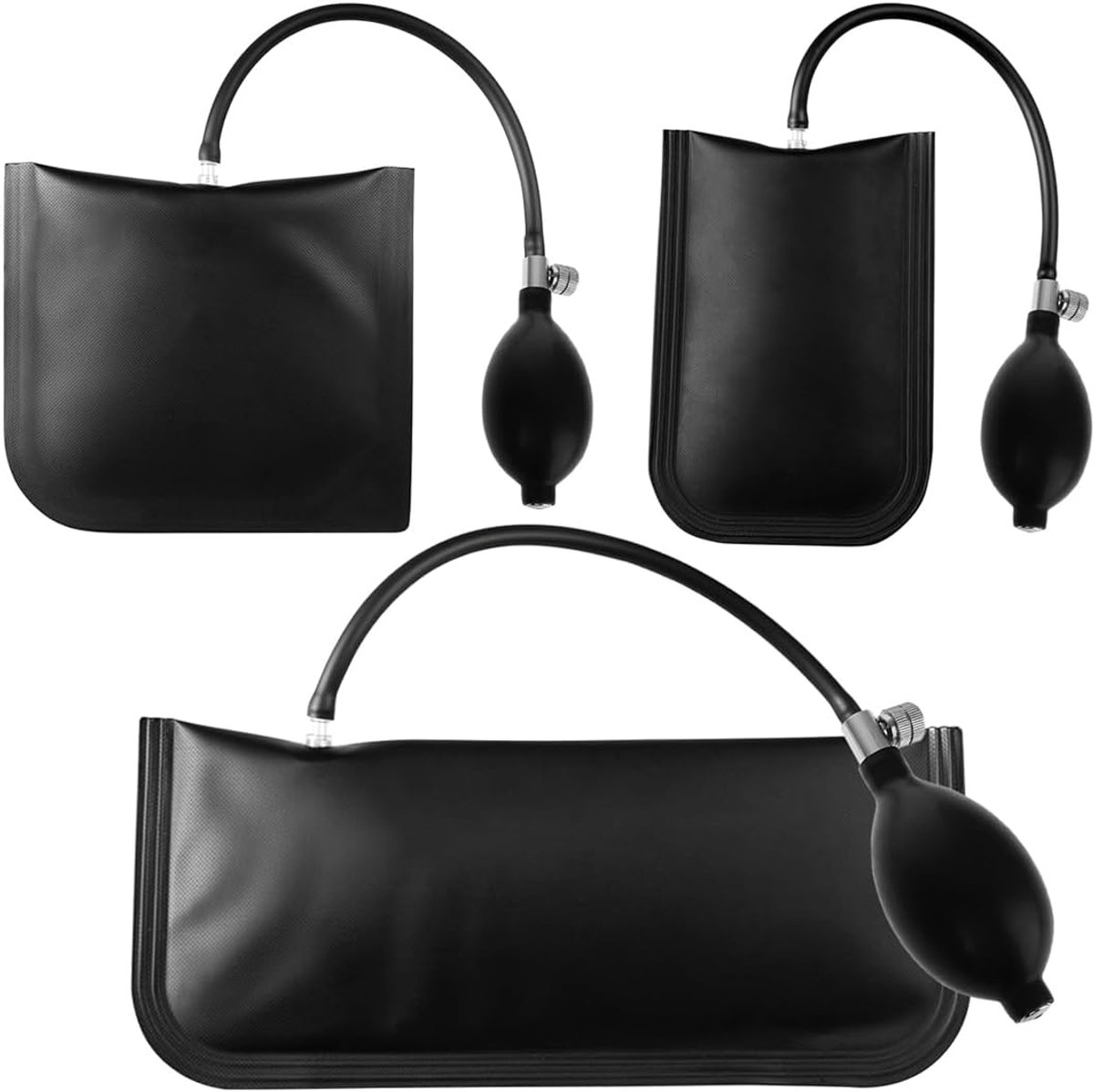 Mounting cushions set van 3 - duurzame TPU luchtkussens - met metalen ventiel - SnelShoppen