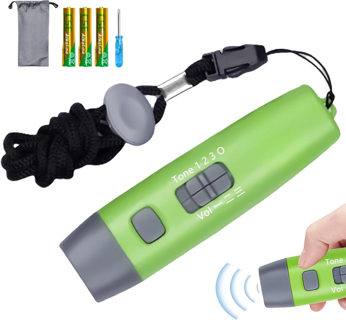 Elektronische fluit - 3 tonen en 3 volumes - verstelbaar en multifunctioneel - ideaal voor sport en onderwijs - SnelShoppen