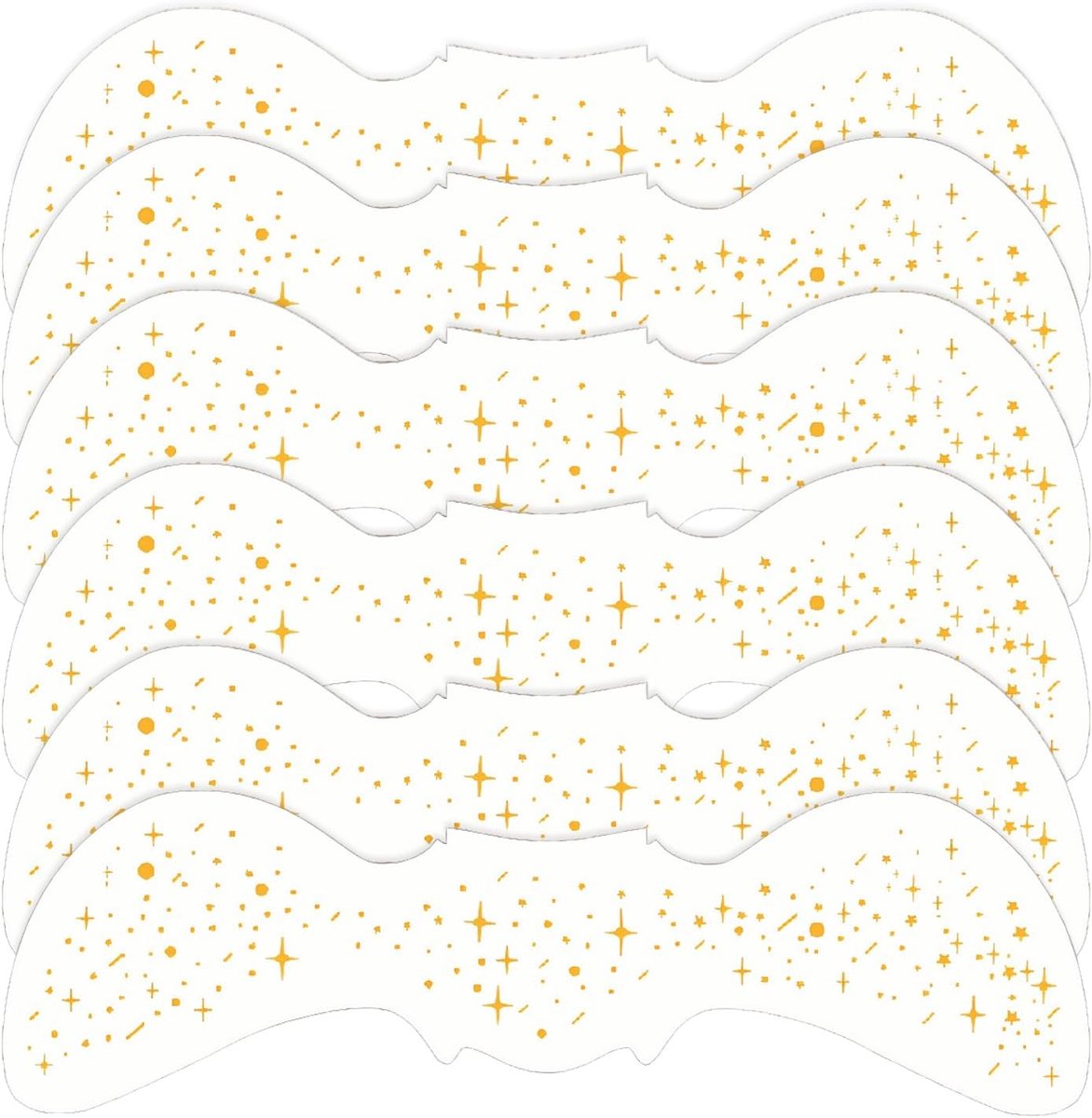 Glitterfreckles tijdelijke tatoeages - 6 stuks - festival gezichtstickers - directe glitterlook voor feesten - SnelShoppen