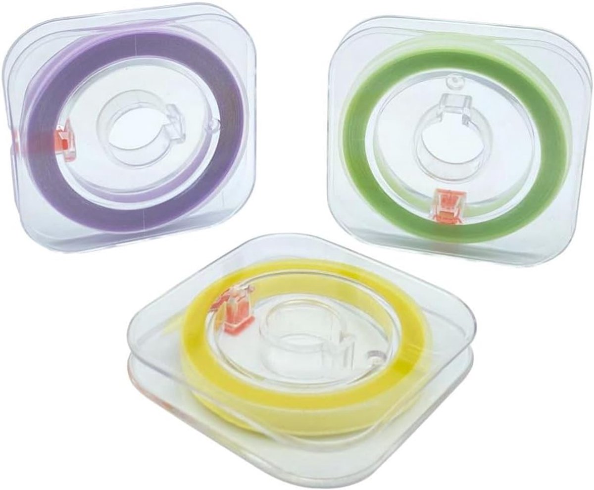 Schuurstrips voor ruimte, 3 rollen - 4 mm x 6 m - voor het reinigen van tanden - effectief tegen tandplak - SnelShoppen