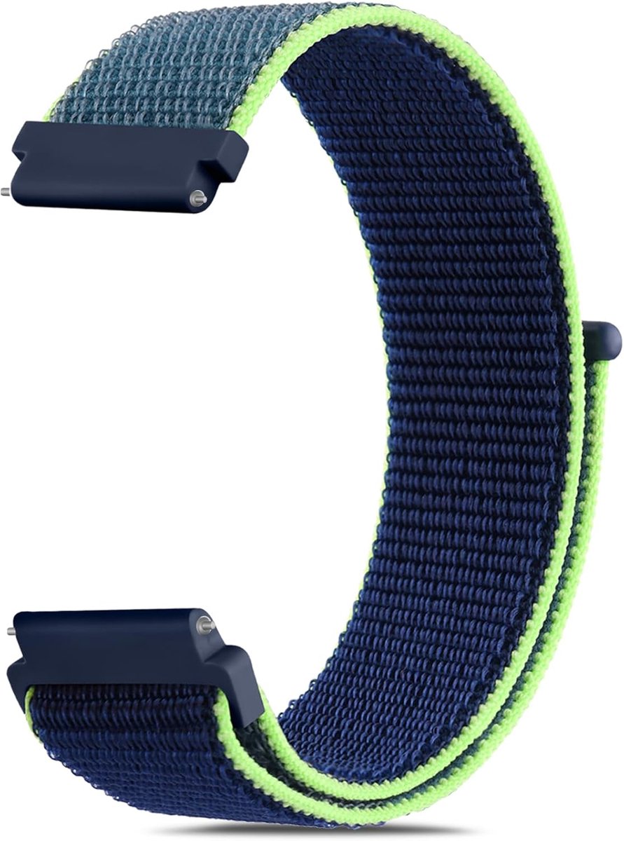 Horlogeband 22 mm - Zacht nylon - Snelle bevestiging - Comfortabel voor dagelijks gebruik - SnelShoppen